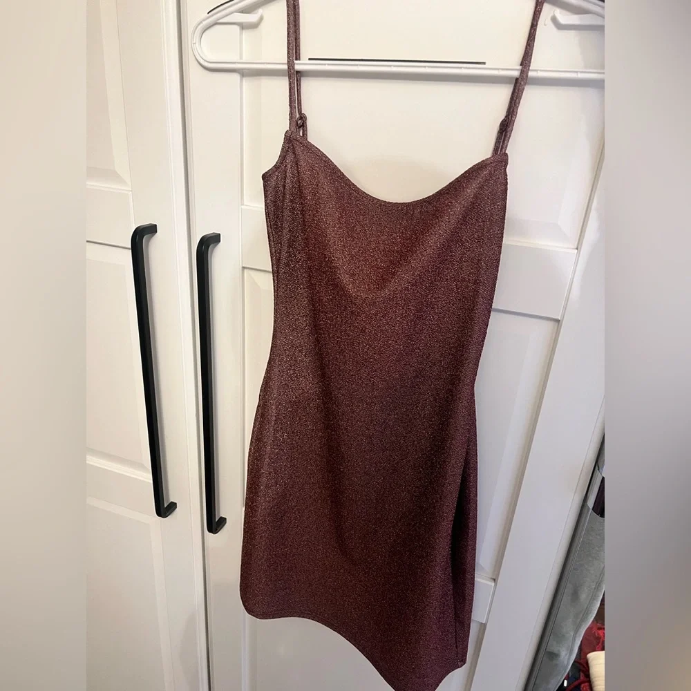 Reformation Burgundy Mini Dress - Picture 4 of 4